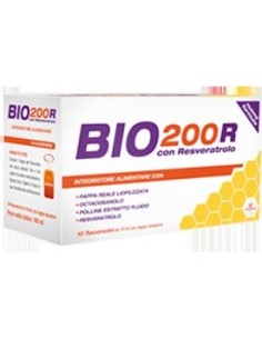 Bio 200R Integratore Naturale Pappa Reale 10 Flaconcini